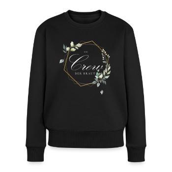 L'équipage de la mariée - Pull Premium bio Femme - noir - Devant - Julia (174cm)