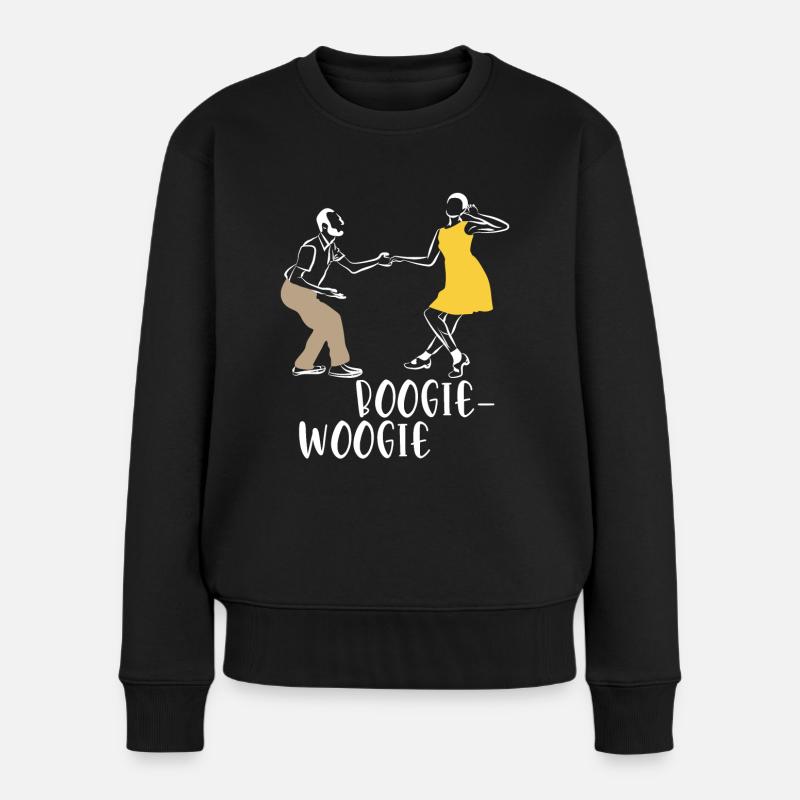 Boogie Woogie - Pull Premium bio Femme - noir