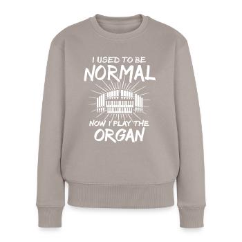 Organiste Orgelspieler - Pull Premium bio Femme - taupe - Devant - Julia (174cm)