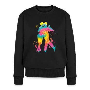 Argentine Tango Dancing Milonga Vals - Women's Premium Organic Jumper - black - Front - Julia (174cm)