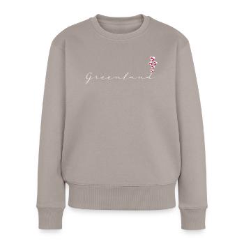 Groenland - Pull Premium bio Femme - taupe - Devant - Julia (174cm)