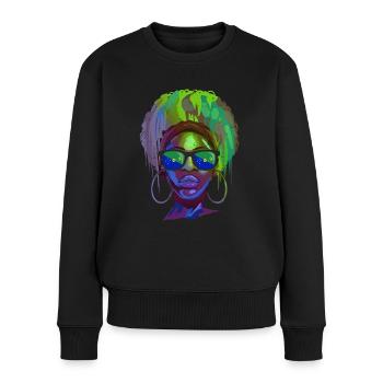 Christmas Island - Women's Premium Organic Jumper - black - Front - Julia (174cm)