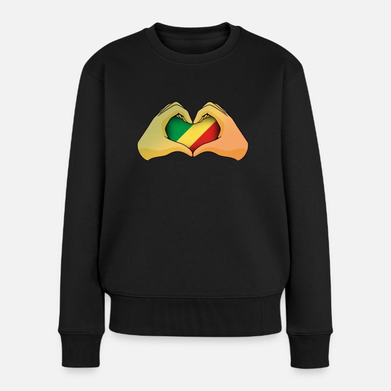 République du Congo - Pull Premium bio Femme - noir