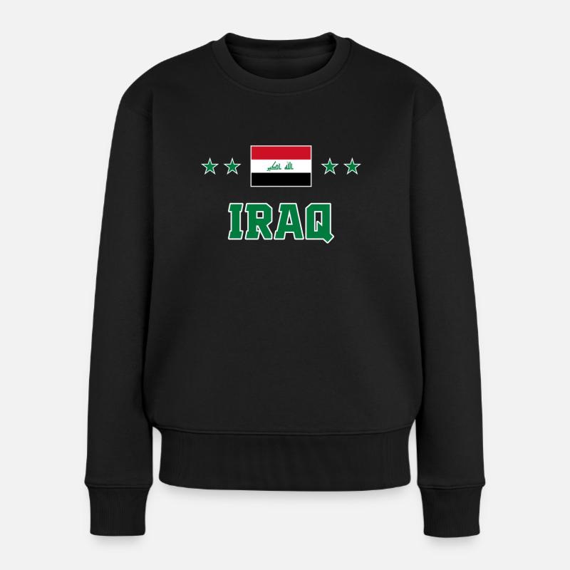 Irak - Frauen Premium Bio Pullover - Schwarz