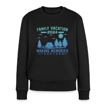 Familienurlaub Making Memories - Frauen Premium Bio Pullover - Schwarz - Vorne - Julia (174cm)