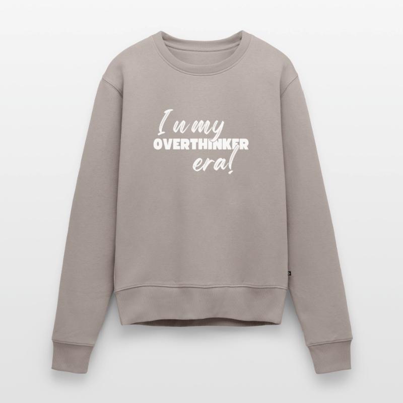 Dans mon ère Overthinker Overthink Pull Premium bio Femme