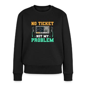 Netzwerkadministrator Systemadministrator Netzwerk - Frauen Premium Bio Pullover - Schwarz - Vorne - Julia (174cm)