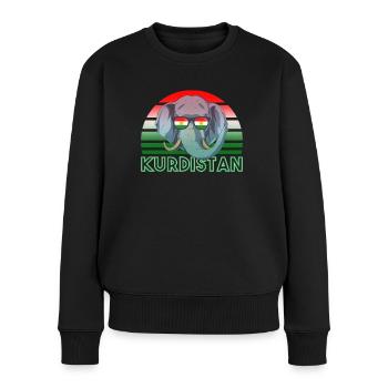 Kurdistan - Women's Premium Organic Jumper - black - Front - Julia (174cm)