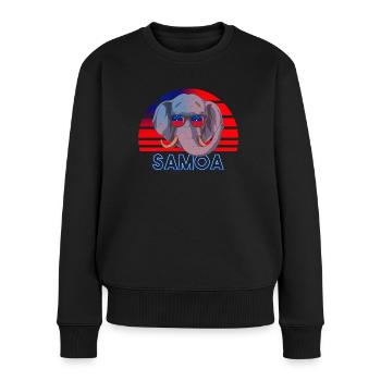 Samoa - Women's Premium Organic Jumper - black - Front - Julia (174cm)