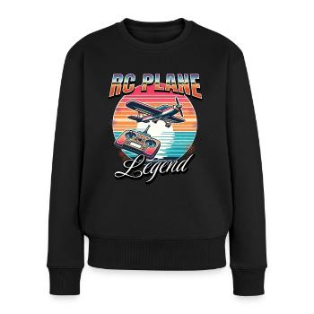 Model Airplane RC Airplane - Women's Premium Organic Jumper - black - Front - Julia (174cm)