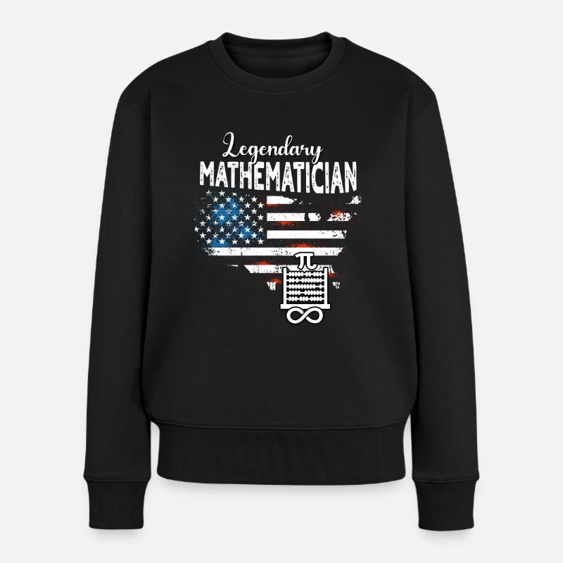 Mathematiker - Frauen Premium Bio Pullover - Schwarz