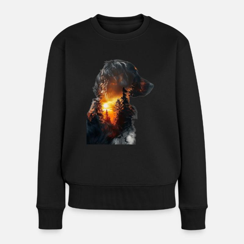 Bouvier bernois - Pull Premium bio Femme - noir
