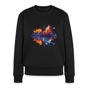 Seto - Pull Premium bio Femme - noir - Devant - Julia (174cm)