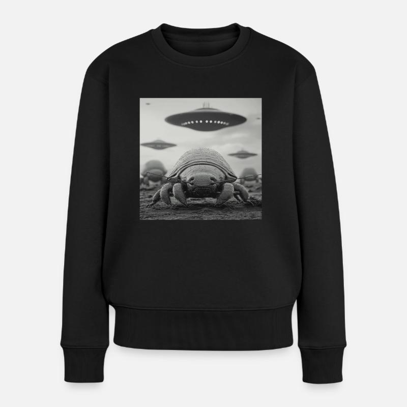 Assel - Frauen Premium Bio Pullover - Schwarz