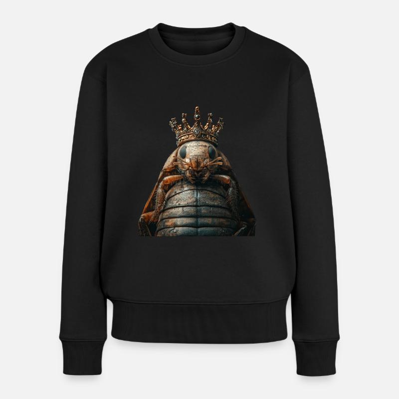 Assel - Frauen Premium Bio Pullover - Schwarz