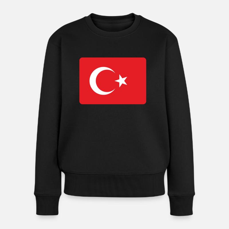 LA TURQUIE. - Pull Premium bio Femme - noir