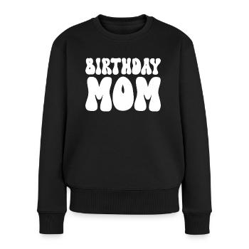Anniversaire Mère Fête Anniversaire Maman - Pull Premium bio Femme - noir - Devant - Julia (174cm)