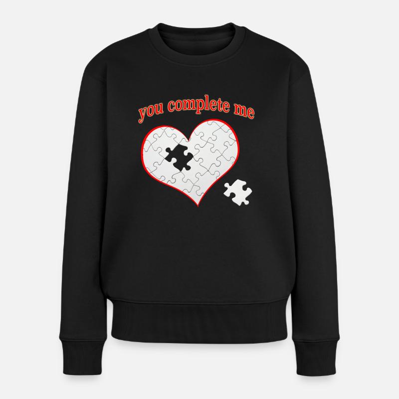 Nous sommes complets - Pull Premium bio Femme - noir