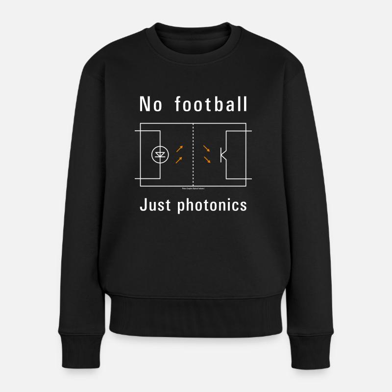 For Nerds 1 - Frauen Premium Bio Pullover - Schwarz