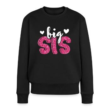 Grand Sis - Pull Premium bio Femme - noir - Devant - Julia (174cm)