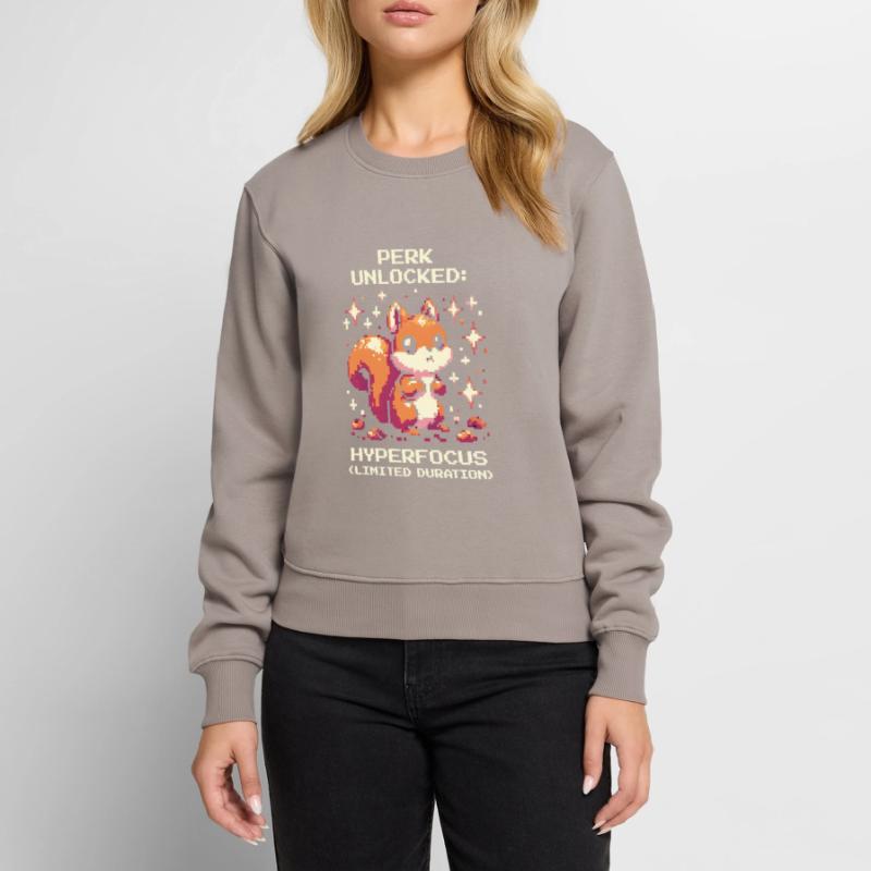 Hyperfocus active | ADHD Special Ability Women's Premium Organic Jumper
