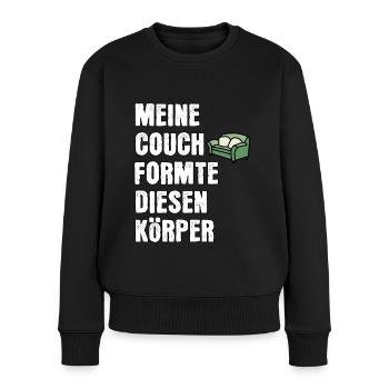 Speak Couch Body - Women's Premium Organic Jumper - black - Front - Julia (174cm)