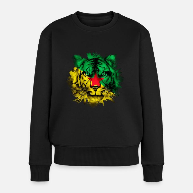 Guyane française - Pull Premium bio Femme - noir