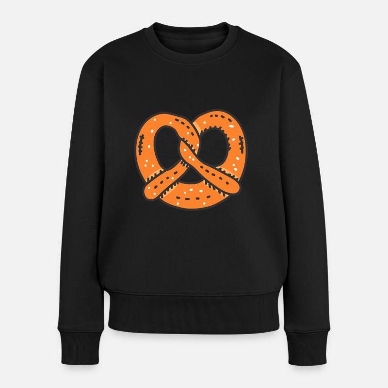 Pretzel - Women's Premium Organic Jumper - black