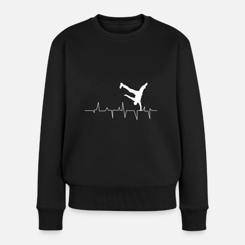 Hip Hop - Pull Premium bio Femme - noir