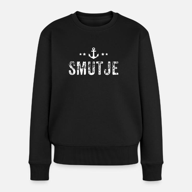 Smutje - Frauen Premium Bio Pullover - Schwarz