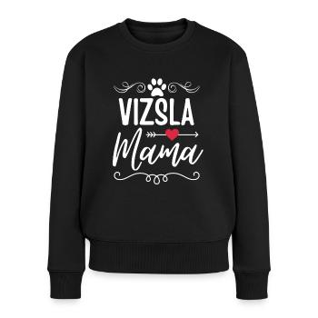 Vizsla Mama - Pull Premium bio Femme - noir - Devant - Julia (174cm)