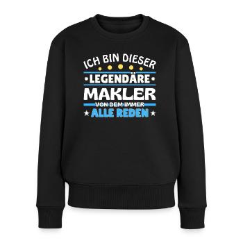 I'm that legendary doctor - Women's Premium Organic Jumper - black - Front - Julia (174cm)