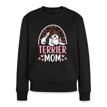 Sweet Biewer Terrier Mama Kawaii - Women's Premium Organic Jumper - black - Front - Julia (174cm)