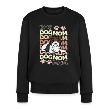 Sweet Biewer Terrier Mama Kawaii - Women's Premium Organic Jumper - black - Front - Julia (174cm)