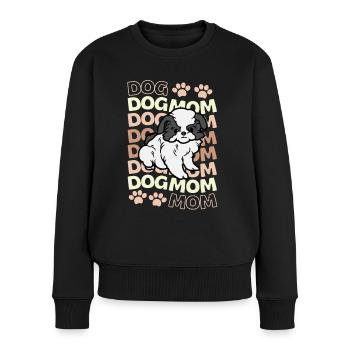 Sweet Japan Chin Lover Kawaii - Women's Premium Organic Jumper - black - Front - Julia (174cm)