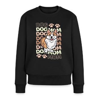 Mignon gallois Corgi Dog Lover Kawaii - Pull Premium bio Femme - noir - Devant - Julia (174cm)