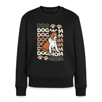 Süßer Basenji Welpe Liebhaber Kawaii - Frauen Premium Bio Pullover - Schwarz - Vorne - Julia (174cm)
