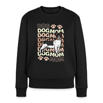 Süßer Teddy Roosevelt Terrier Welpe Kawaii - Frauen Premium Bio Pullover - Schwarz - Vorne - Julia (174cm)
