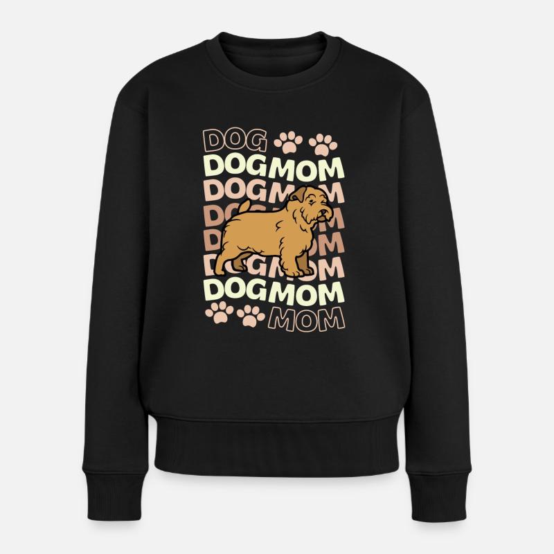 Süßer Norwich Terrier Liebhaber Kawaii - Frauen Premium Bio Pullover - Schwarz