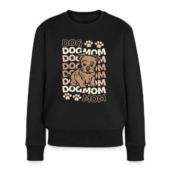 Mignon Silky Terrier Puppy Lover Kawaii - Pull Premium bio Femme - noir - Devant - Julia (174cm)