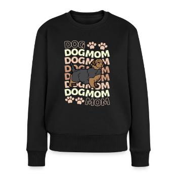 Cute Norfolk Terrier Mama Kawaii - Women's Premium Organic Jumper - black - Front - Julia (174cm)