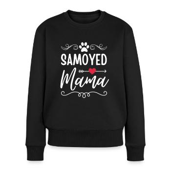 Samoyed Mama Samoyed Lover - Women's Premium Organic Jumper - black - Front - Julia (174cm)