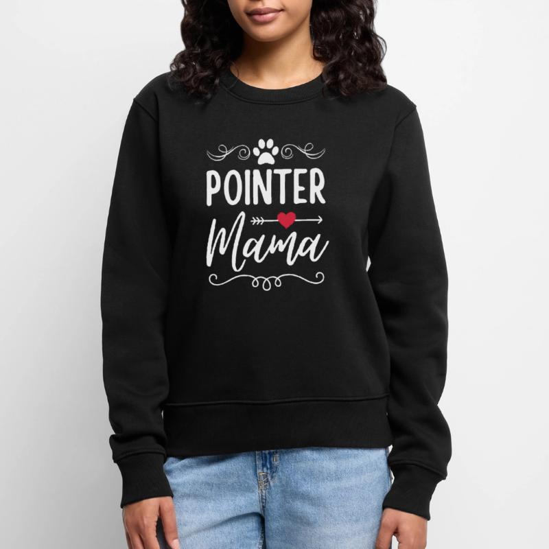 Pointer Mama Pointer Lovers Women's Premium Organic Jumper