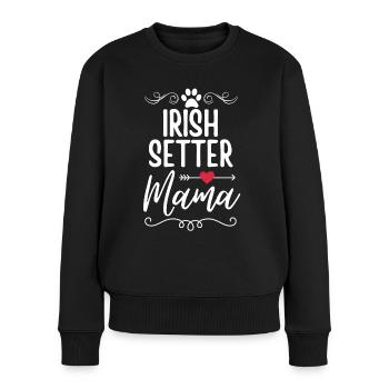 Irish-Setter Mama - Women's Premium Organic Jumper - black - Front - Julia (174cm)