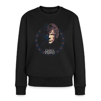 Game Of Thrones Tyrion Lannister - Frauen Premium Bio Pullover - Schwarz - Vorne - Julia (174cm)