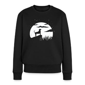 Treeing Tennessee Brindle - Frauen Premium Bio Pullover - Schwarz - Vorne - Julia (174cm)