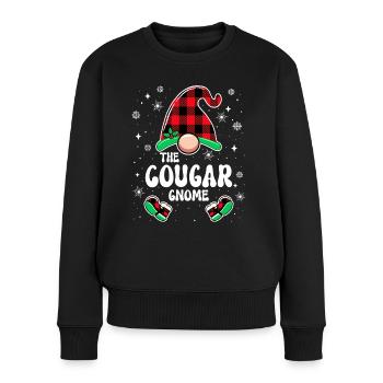 Weihnachtsfamilie Gnom - Frauen Premium Bio Pullover - Schwarz - Vorne - Julia (174cm)