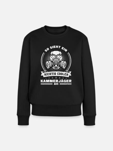 Kammerjäger Schädlingsbekämpfer - Frauen Premium Bio Pullover - Schwarz