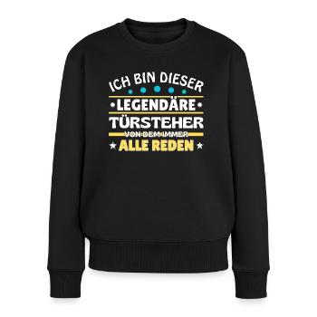 I'm that legendary bouncer - Women's Premium Organic Jumper - black - Front - Julia (174cm)