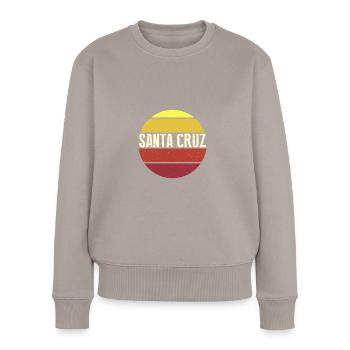 Santa Cruz - Pull Premium bio Femme - taupe - Devant - Julia (174cm)